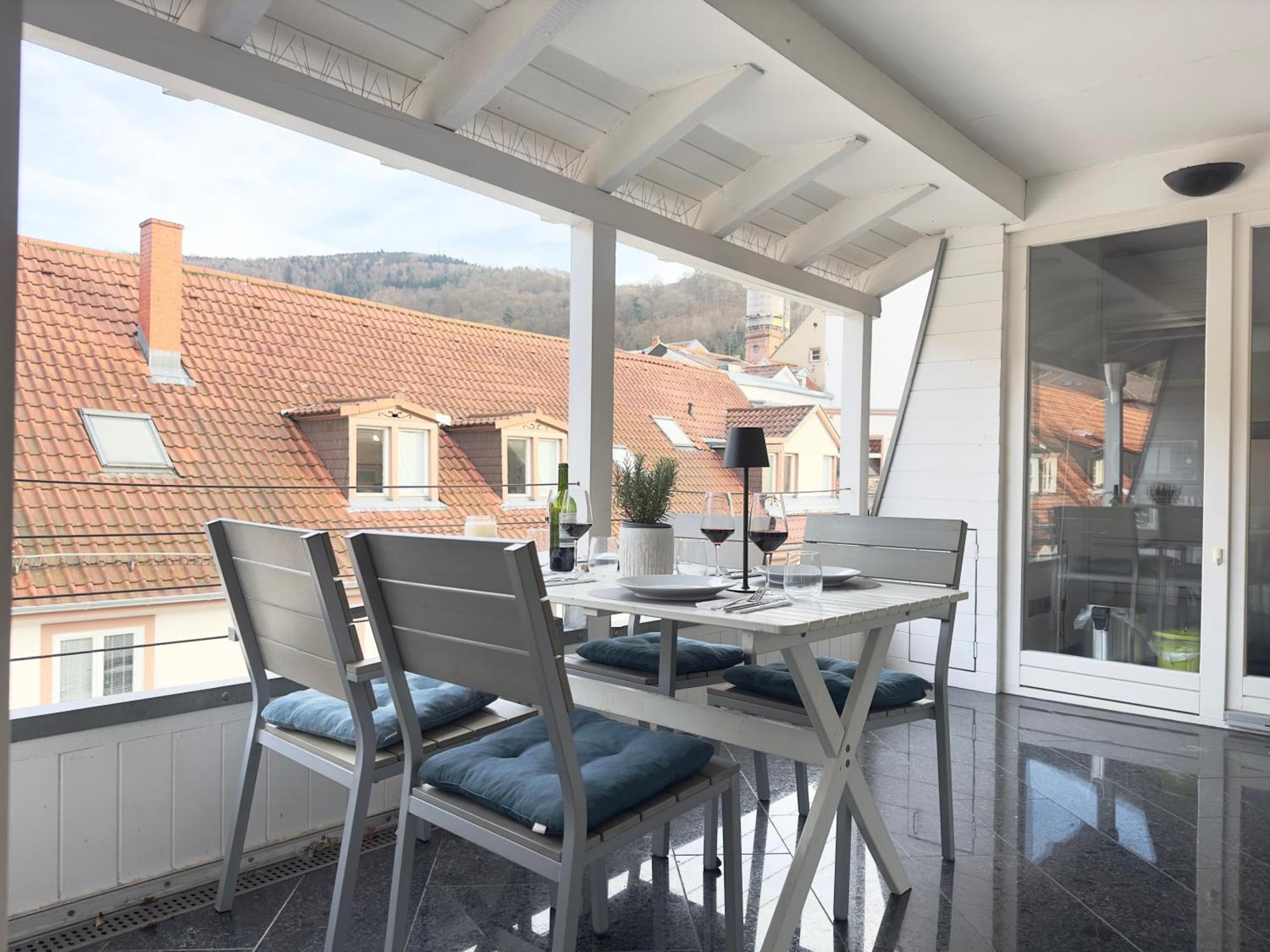 Luxury Old Town Suite - Xxl Terrasse & Xxl Penthouse Хайделберг Екстериор снимка